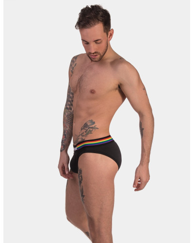 Slip Barcode Pride Noir  Couleur principale:Blanc