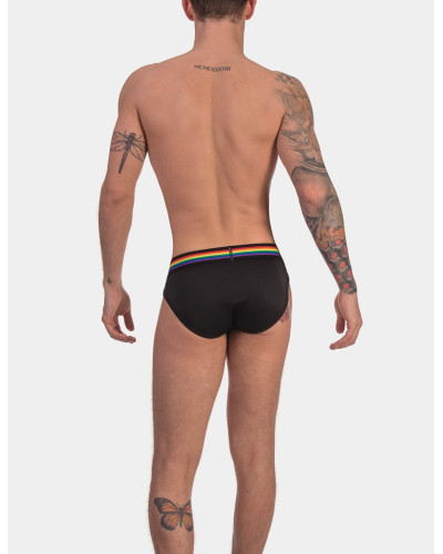 Slip Barcode Pride Noir  Couleur principale:Blanc