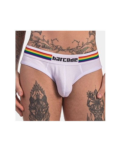 Slip Barcode Pride Blanc  Couleur principale:Blanc