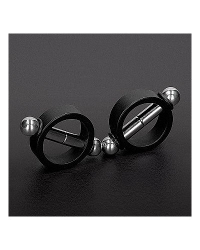 Pinces magnétiques pour tétons Pincher Noires 