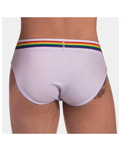 Slip Barcode Pride Blanc  Couleur principale:Blanc