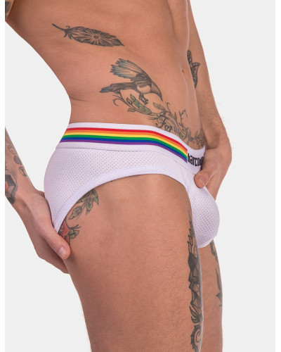 Slip Barcode Pride Blanc  Couleur principale:Blanc