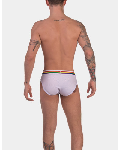 Slip Barcode Pride Blanc  Couleur principale:Blanc