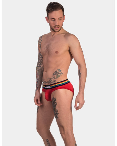 Slip Barcode Pride Rouge  Couleur principale:Rouge