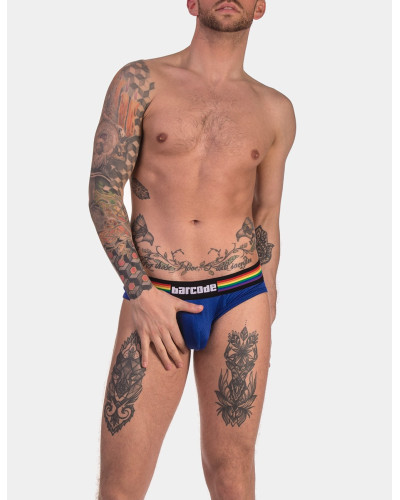 Slip Barcode Pride Bleu  Couleur principale:Bleu