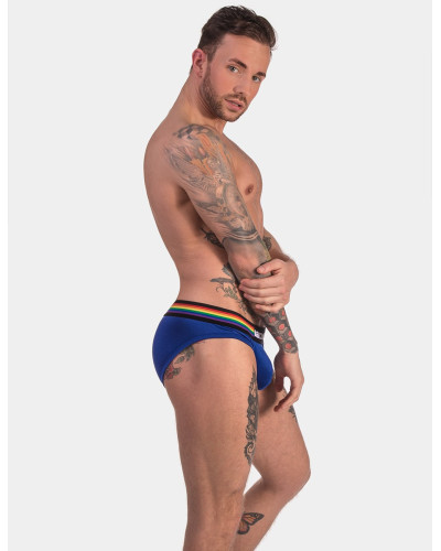 Slip Barcode Pride Bleu  Couleur principale:Bleu