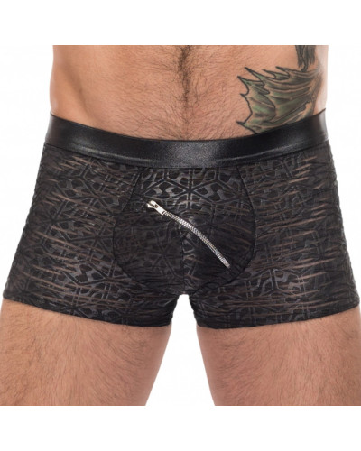 Boxer Zip Pouch Noir  Couleur principale:Noir