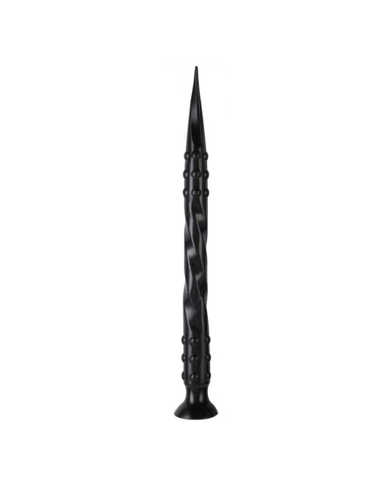 Gode Pointed Twist L 65 x 5 cm Noir 