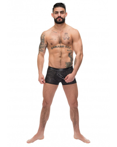 Boxer Zip Pouch Noir  Couleur principale:Noir