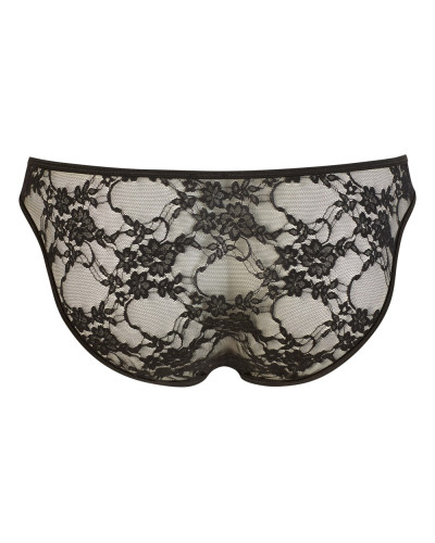 Slip sexy dentelle FlowThin Noir  Couleur principale:Noir