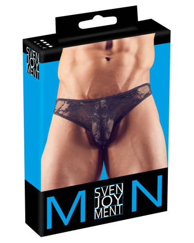 Slip sexy dentelle FlowThin Noir  Couleur principale:Noir