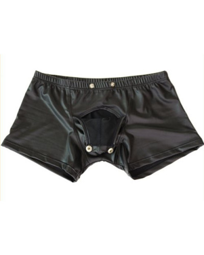 Boxer sexy FETISH OPEN Noir  Couleur principale:Noir