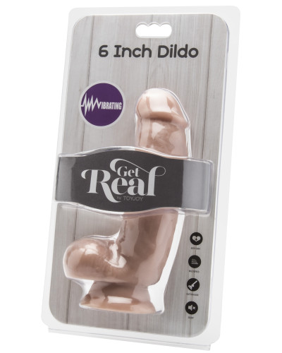 Gode vibrant Get Real 13 x 4 cm 