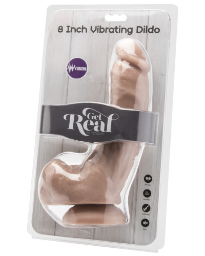 Gode vibrant Get Real 17 x 5 cm 