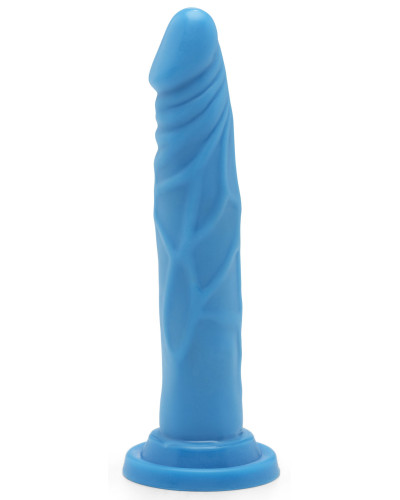 Gode Happy Dick 18 x 3.5 cm Bleu 