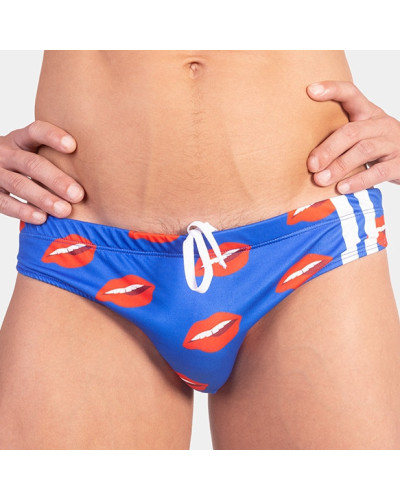 Slip de bain KISS Bleu  Couleur principale:Bleu