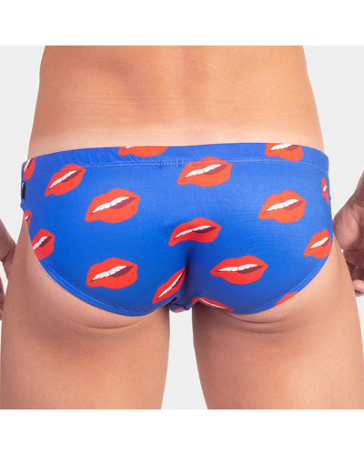 Slip de bain KISS Bleu  Couleur principale:Bleu