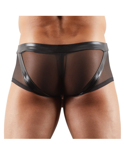 Boxer sexy avec Anneau TROYA Noir  Couleur principale:Noir
