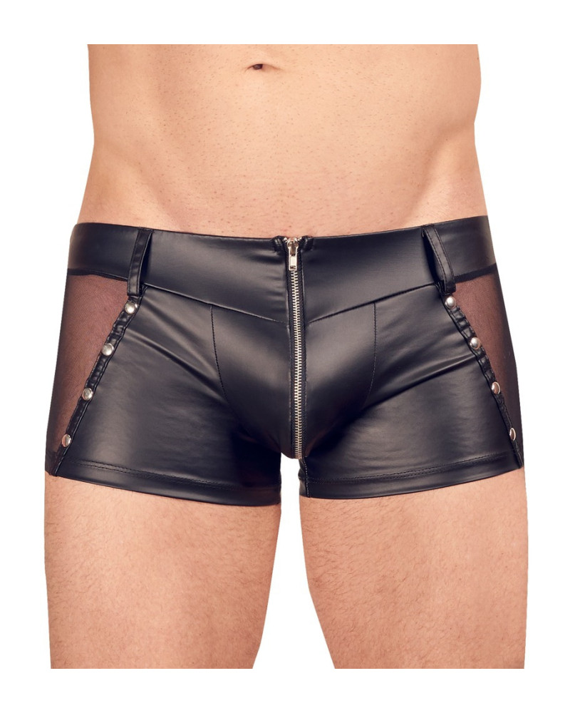 Boxer NAXIS Imitation Cuir Noir  Couleur principale:Noir