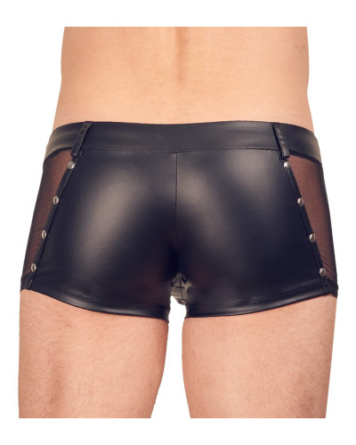 Boxer NAXIS Imitation Cuir Noir  Couleur principale:Noir
