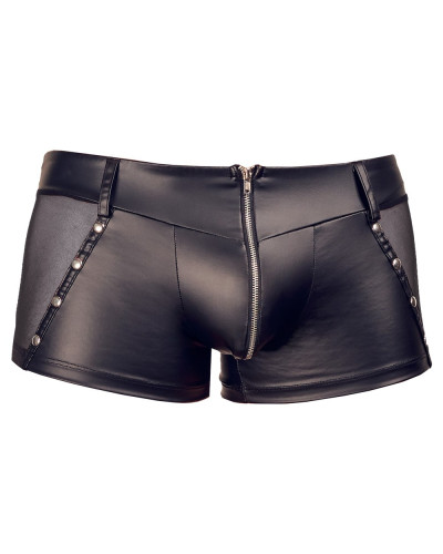 Boxer NAXIS Imitation Cuir Noir  Couleur principale:Noir