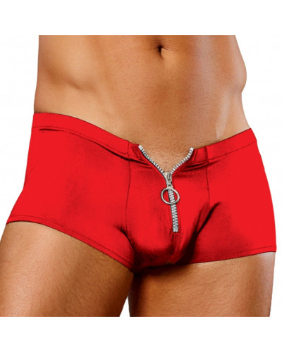 Boxer ZIPPER Rouge  Couleur principale:Rouge