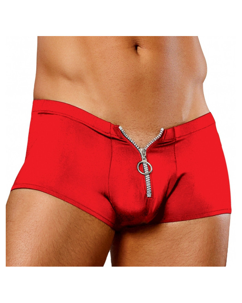 Boxer ZIPPER Rouge  Couleur principale:Rouge