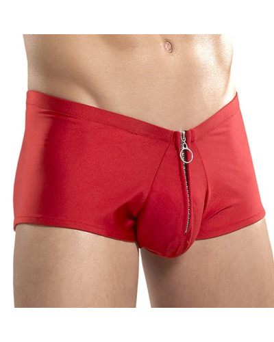 Boxer ZIPPER Rouge  Couleur principale:Rouge