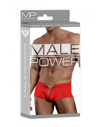 Boxer ZIPPER Rouge  Couleur principale:Rouge