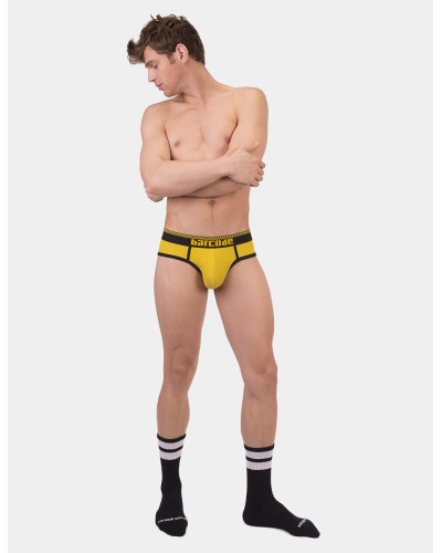 Slip SOLGER Jaune-Noir  Couleur principale:Jaune Couleur secondaire:Noir