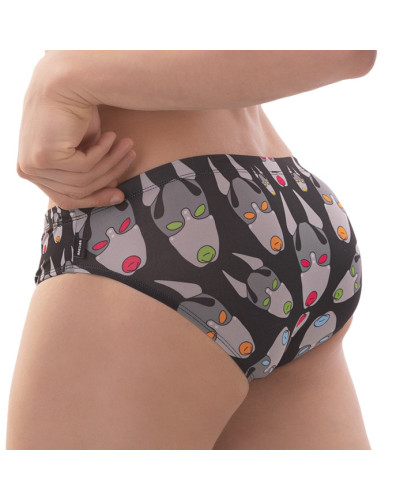 Slip de bain FETISH DOG Noir  Couleur principale:Noir