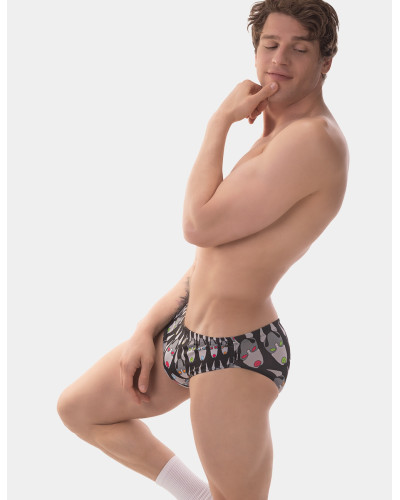 Slip de bain FETISH DOG Noir  Couleur principale:Noir