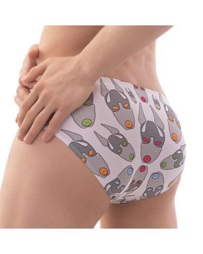 Slip de bain FETISH DOG Blanc  Couleur principale:Blanc