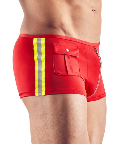 Boxer FIREMAN Rouge  Couleur principale:Rouge