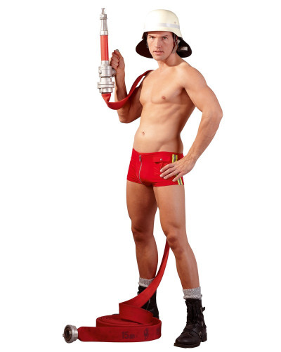 Boxer FIREMAN Rouge  Couleur principale:Rouge