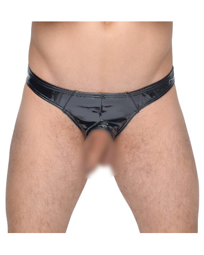 Slip VINYL OPEN Noir  Couleur principale:Noir