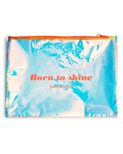 Pochette de rangement Born to Shine Zip Orange 