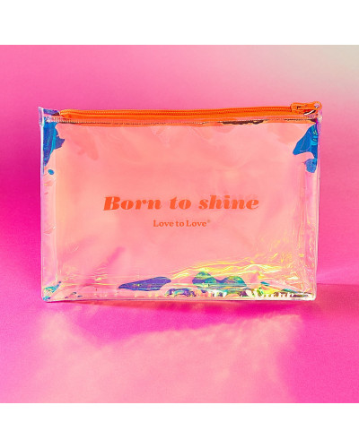 Pochette de rangement Born to Shine Zip Orange 