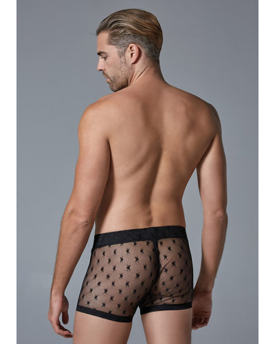 Boxer long fin Star Allure Noir  Couleur principale:Noir