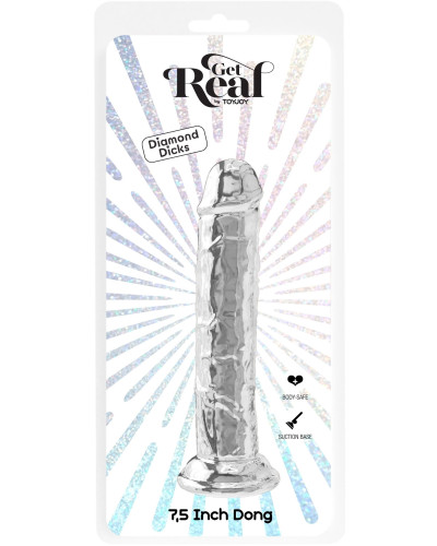 Gode Sans Bourse Diamond Dick 20 x 4cm Transparent 