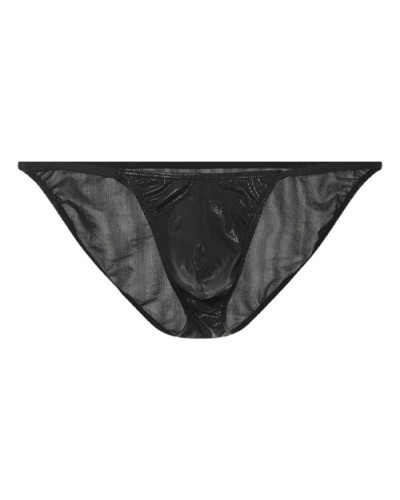 Slip sexy Shiny Line Noir  Couleur principale:Noir