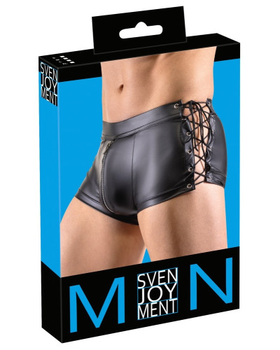 Boxer à cordons Venio Noir  Couleur principale:Noir