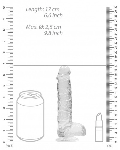 Gode Crystal Clear 12 x 3cm Transparent 