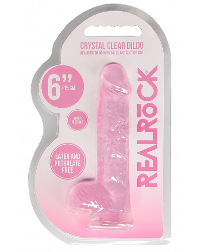 Gode Crystal Clear 12 x 3cm Rose 