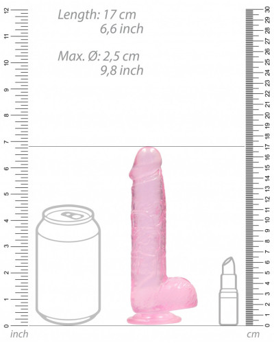 Gode Crystal Clear 12 x 3cm Rose 