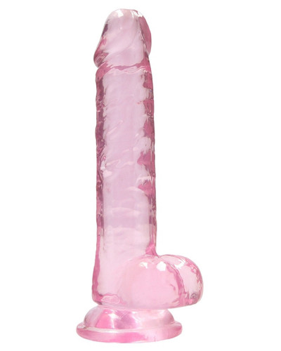 Gode Crystal Clear 14 x 3.5cm Rose 