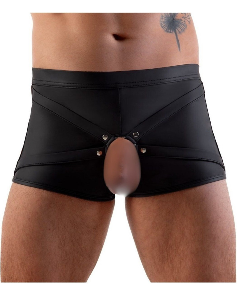 Boxer avec cockring RINGO Noir  Couleur principale:Noir
