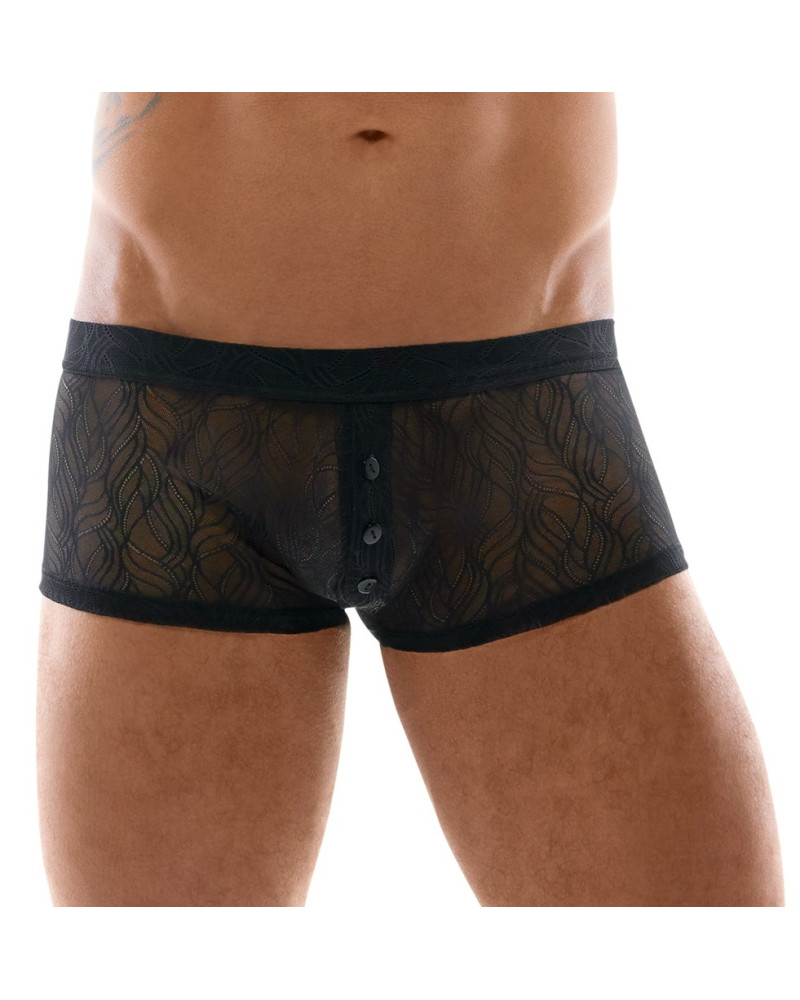Boxer avec boutons Tunio Noir  Couleur principale:Noir