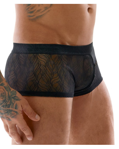 Boxer avec boutons Tunio Noir  Couleur principale:Noir