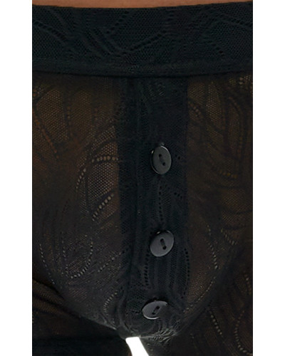 Boxer avec boutons Tunio Noir  Couleur principale:Noir